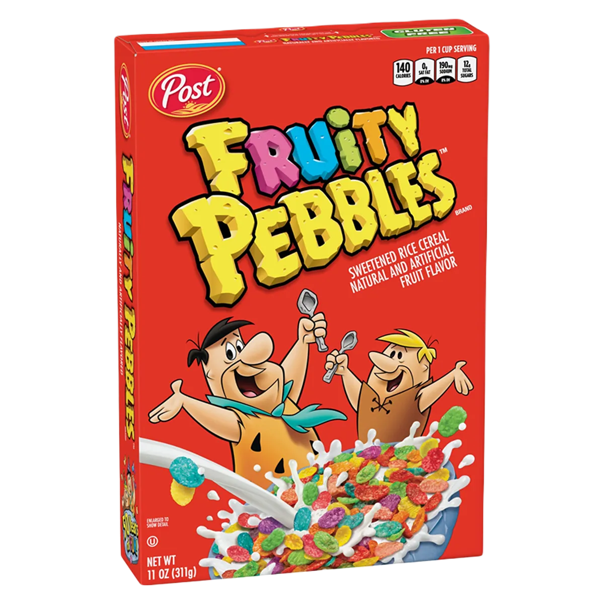 Post Fruit Flavoured Cereal, Fruity Pebbles 311g