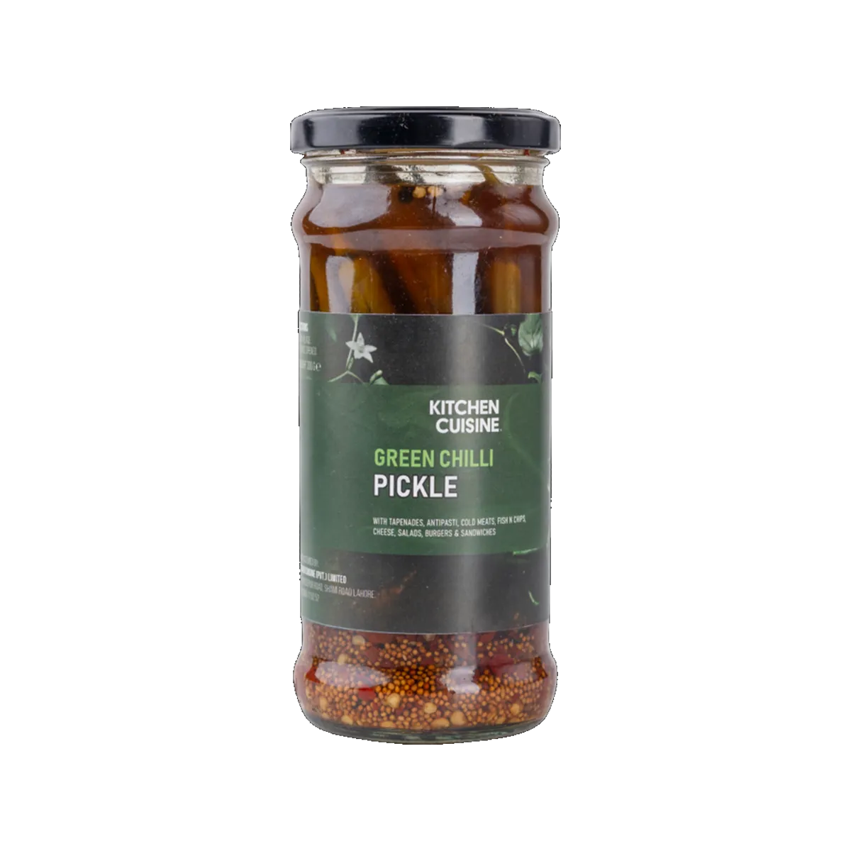 Kitchen Cuisine Green Chilli Pickle 320G