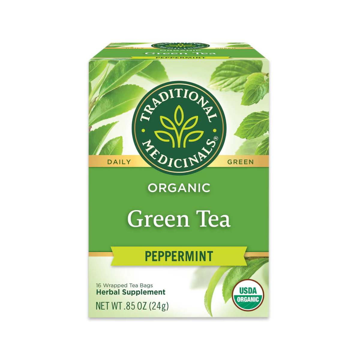 Traditional Medicinals Organic Peppermint Tea 16 count