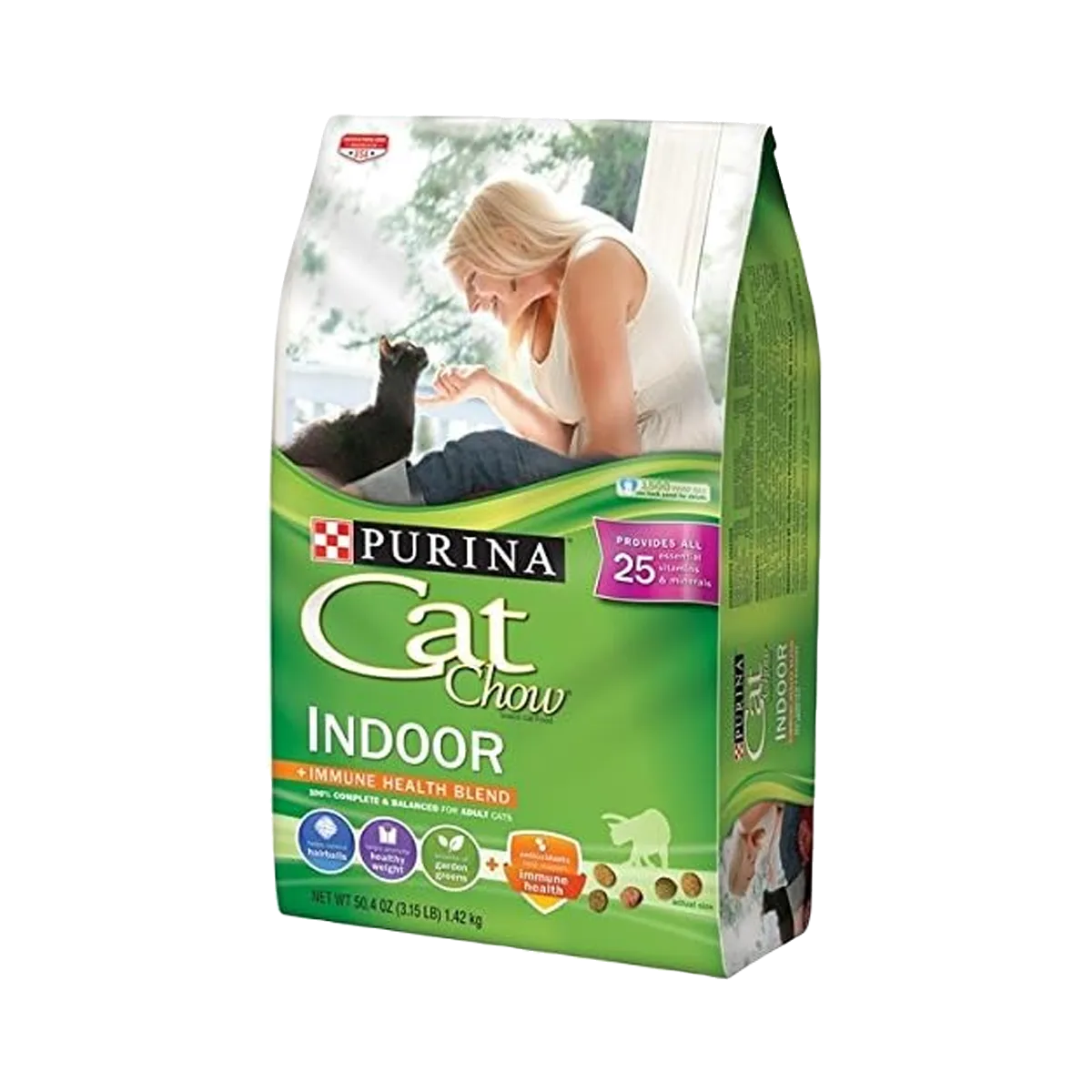 Purina Cat Chow Complete With Salmon Cat Food Dry 3.15kg