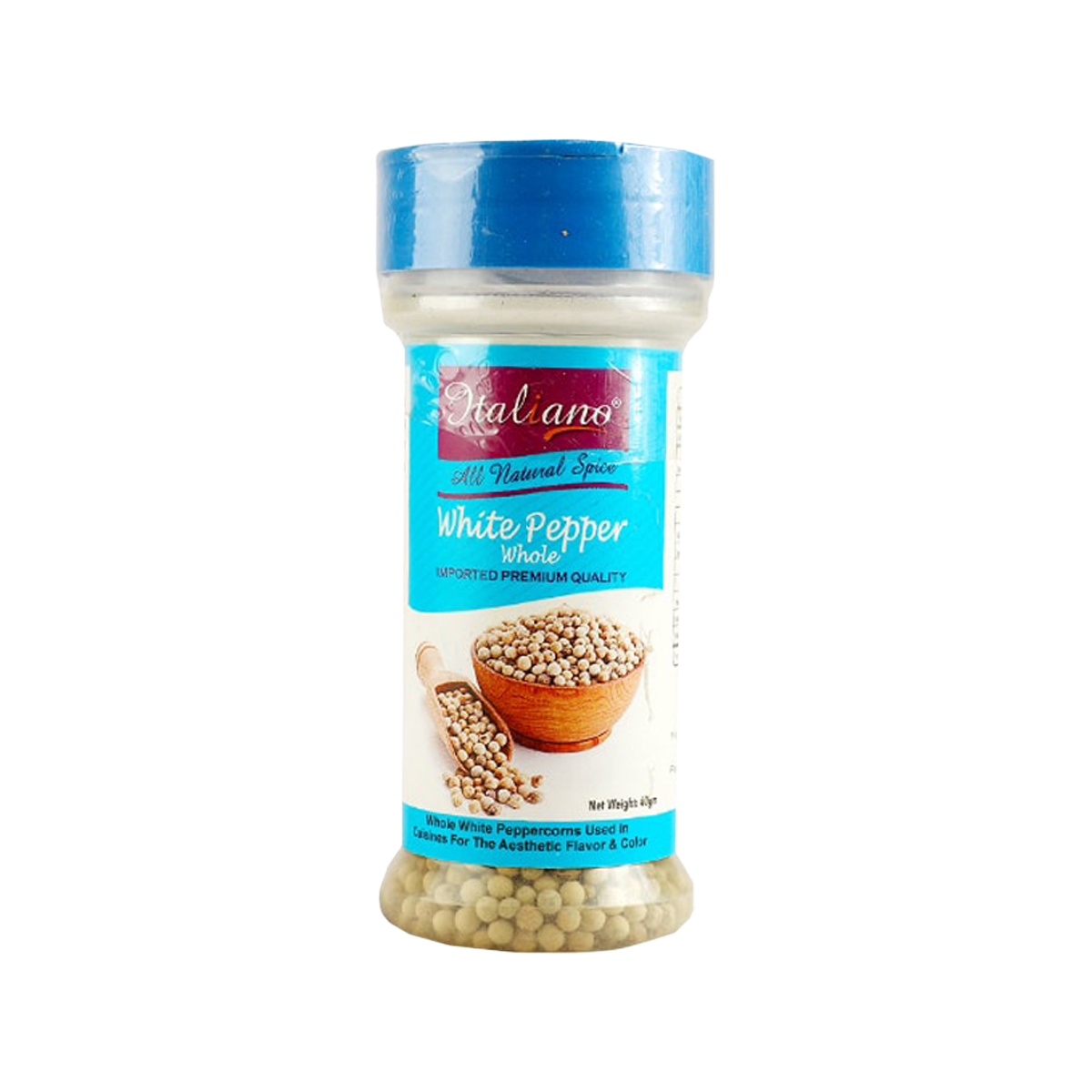 Italiano White Pepper Powder 70g