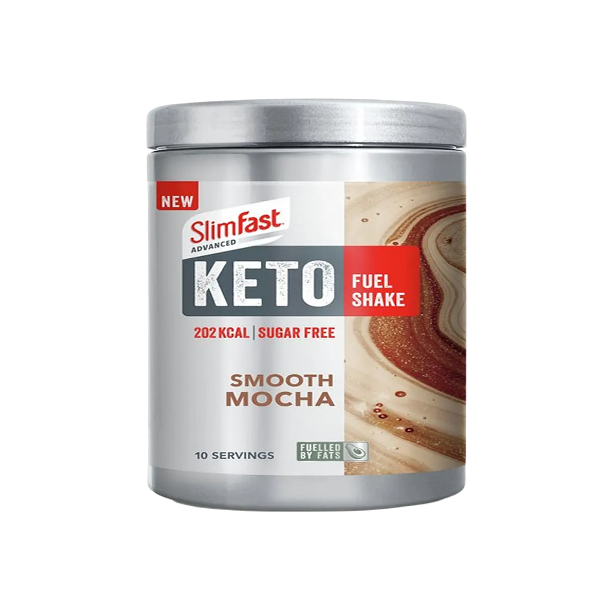 SlimFast Advanced Keto Fuel Shake SMooth Mocha 350g