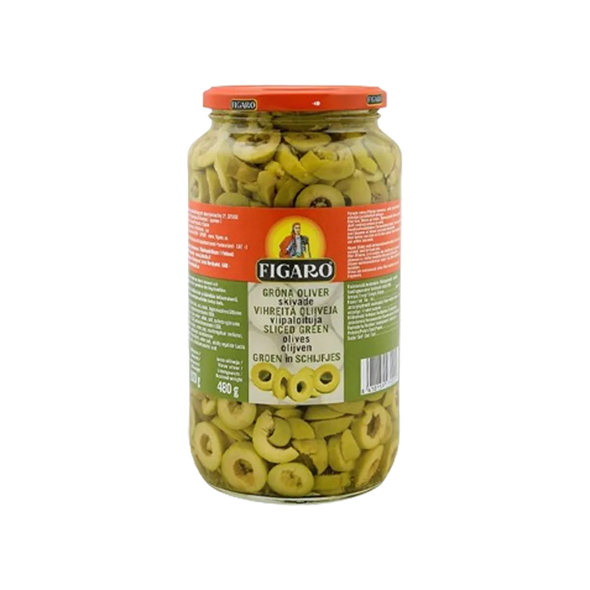 Figaro Green Olive Sliced 920g