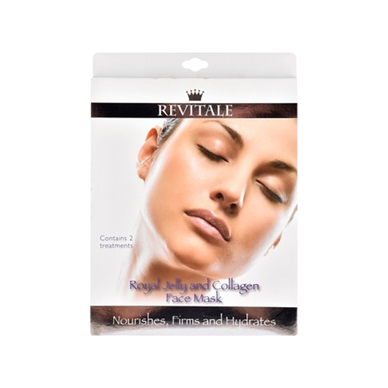 Revitale Face Masks (2 Treatments) Royal Jelly and Collagen