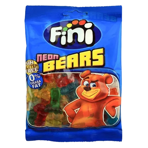 Fini Sour Gummy Bears Doypack 6 Oz