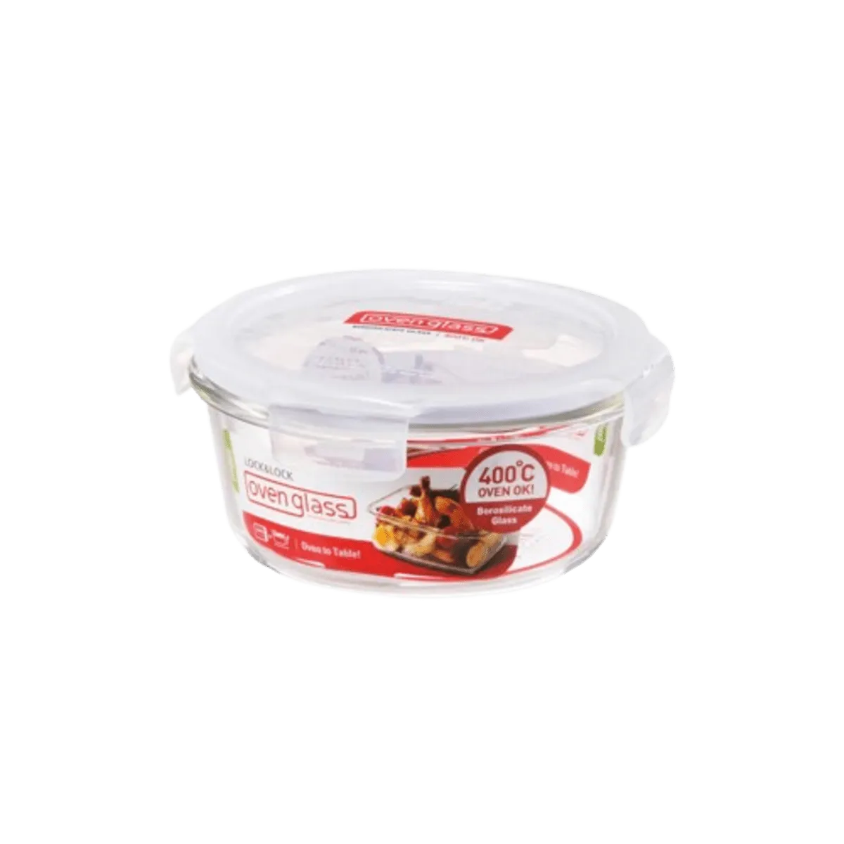 Lock & Lock Boroseal Heat Resistant Glass Round 650ml
