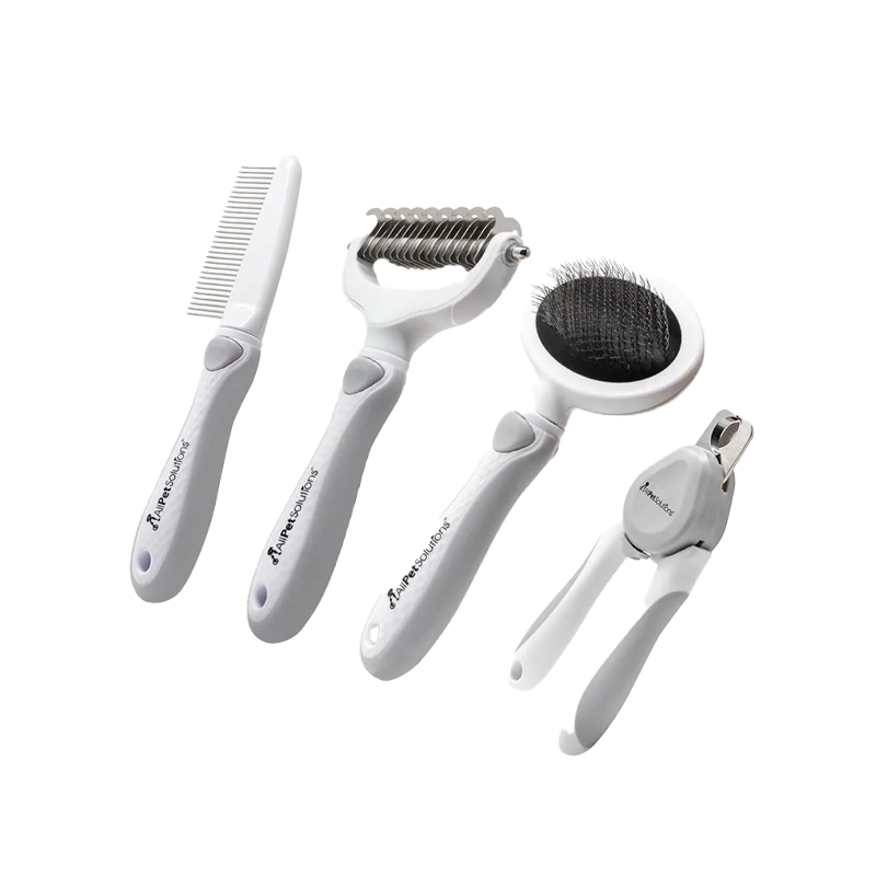 Pet Grooming Tools White Brush Pack