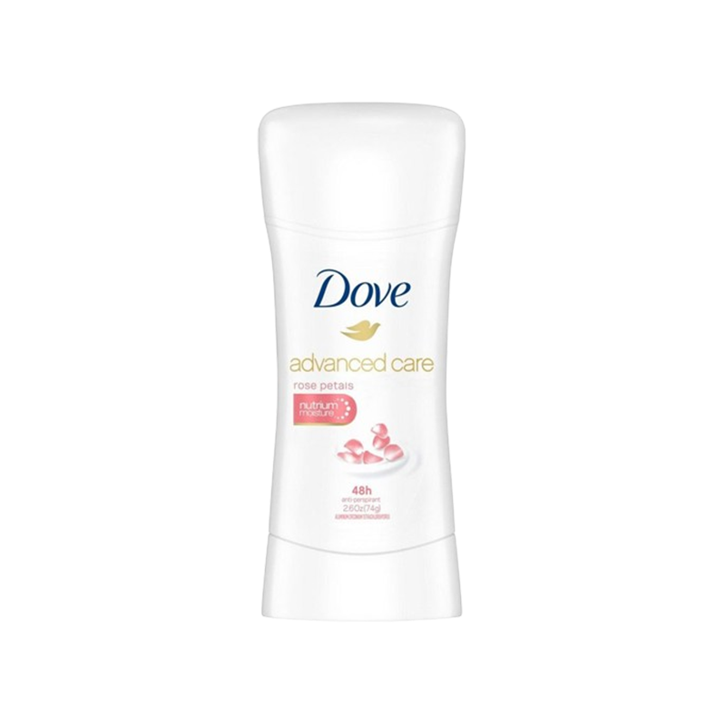 Dove Advanced Care Antiperspirant Deodorant Rose Petals 74 Grams