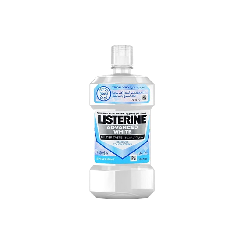 Listerine Mouthwash Advanced White Mild 250ml