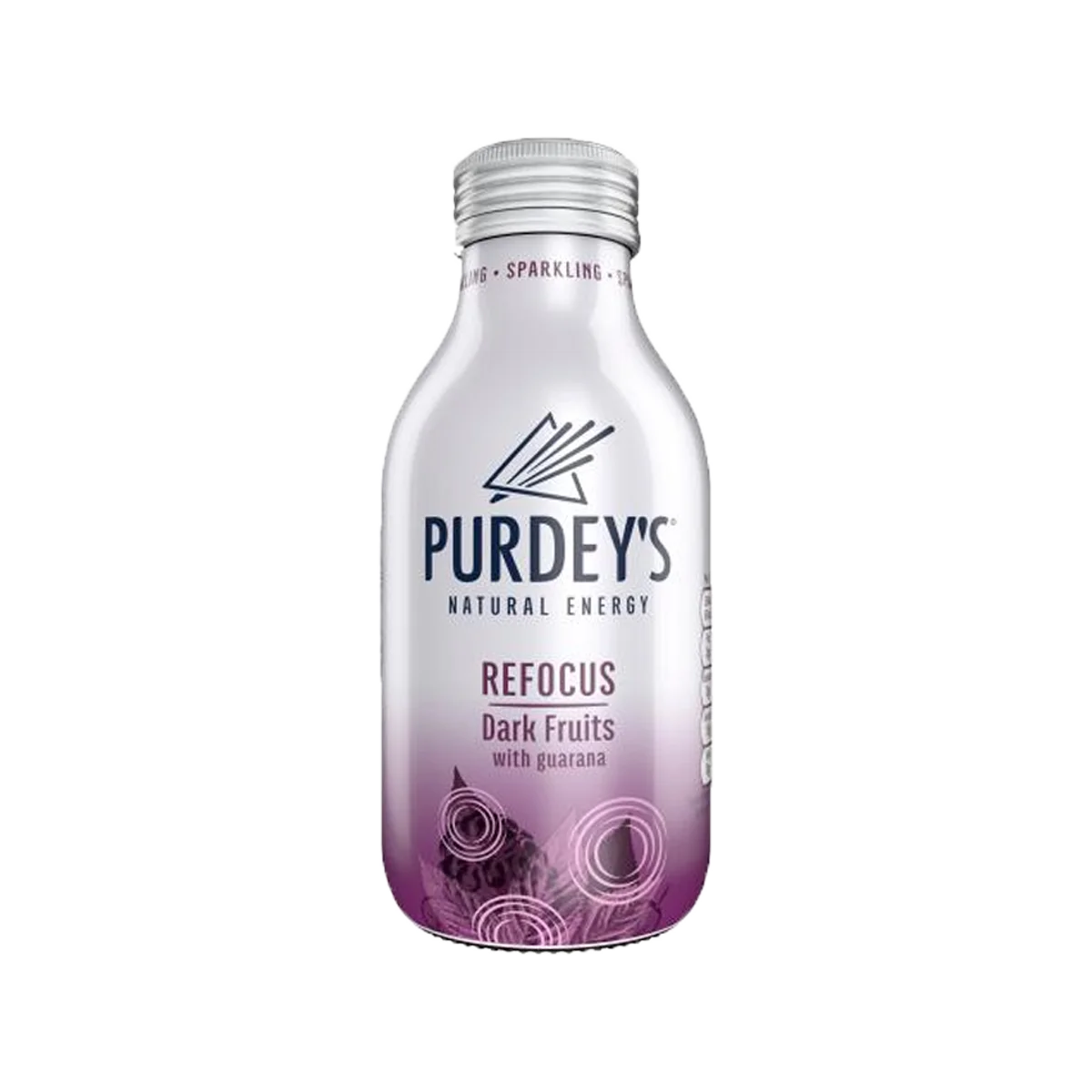 Purdeys Natural Energy Refocus Sparkling Dark Fruits 330ml