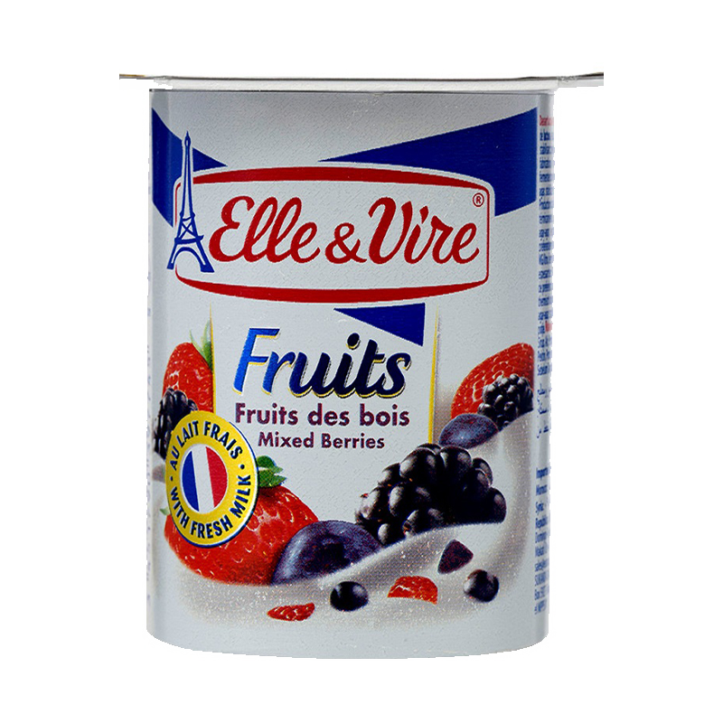 Elle & Vire Mixed Berries Fruit Yogurt