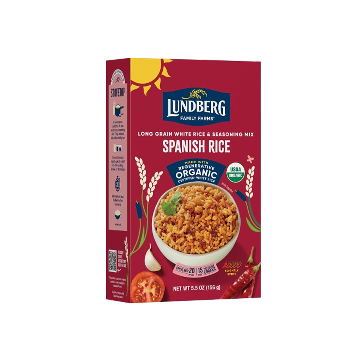 Lundberg Family Farms, Rice And Seasoning Mix Spanish Style, Case Of 6, 5.5 oz