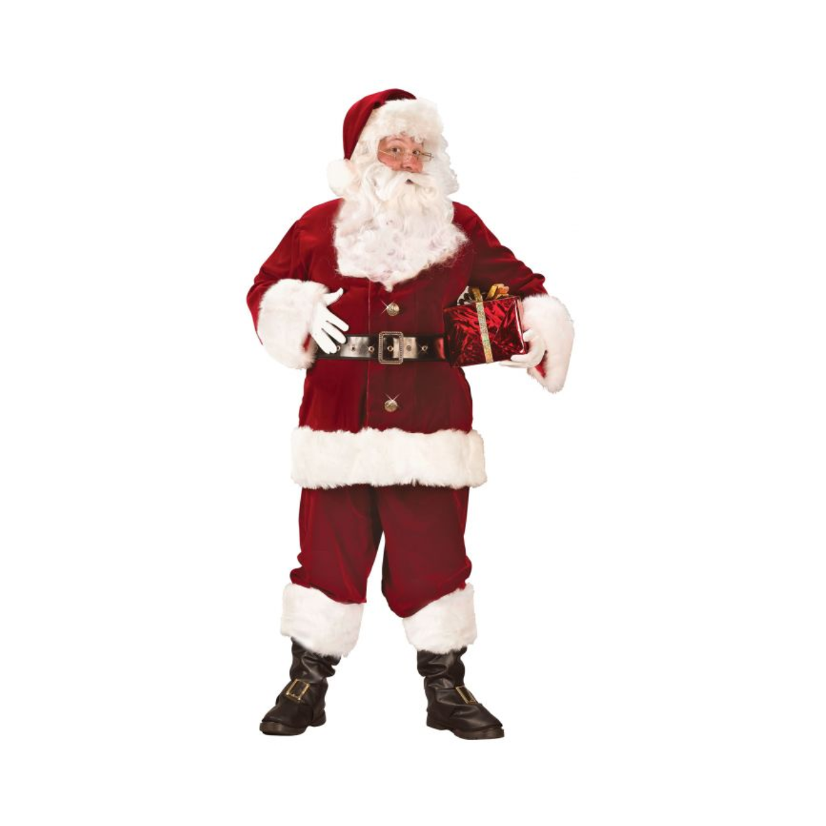 FUN WORLD - Fun World Deluxe Christmas Santa Suit - 1 Count
