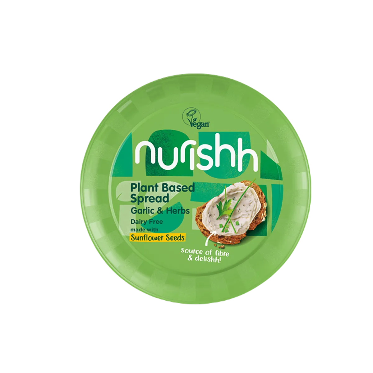 Nurishh Pant Based Spread Garlic Harbs 130g