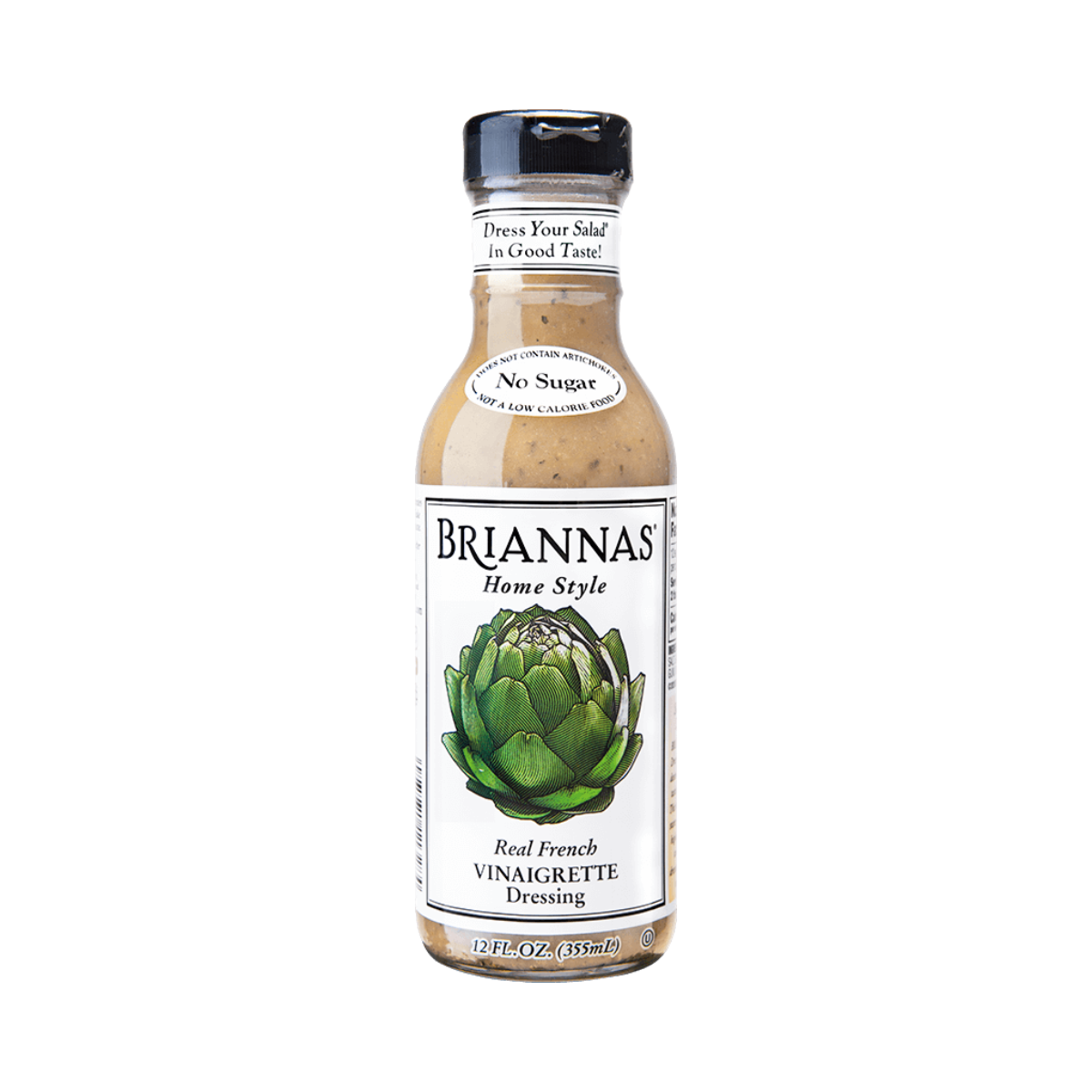 Briannas, Organic Vinaigrette Dressing Real French, Case Of 6, 10 oz