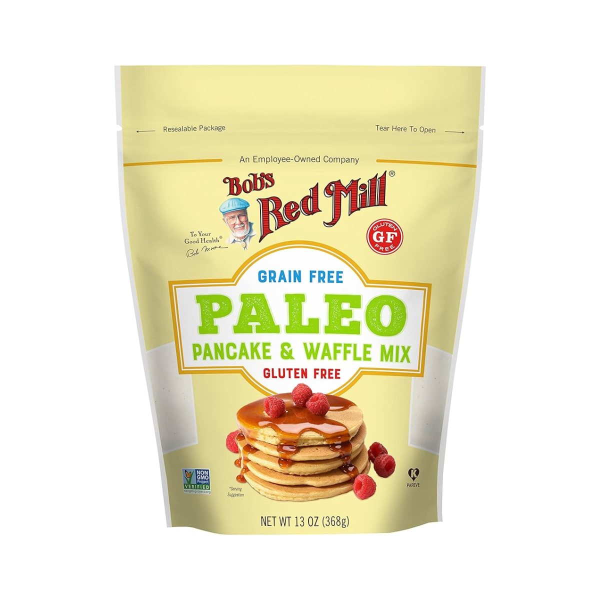 Bob's Red Mill, Paleo Pancake And Waffle Mix, Case Of 4, 13 oz