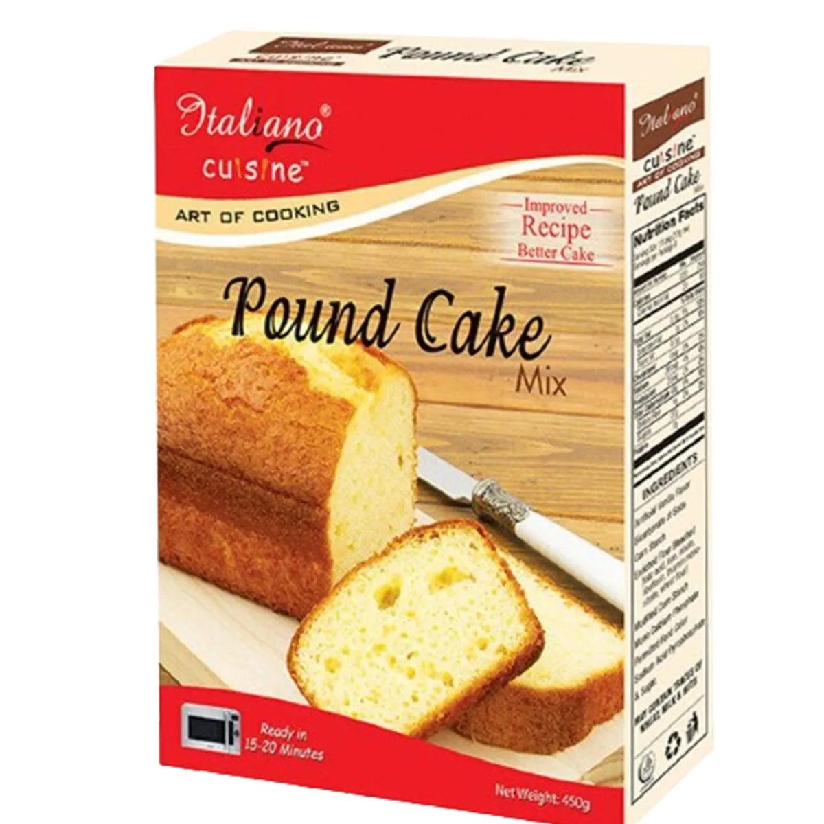 Italiano Pound Cake mix 450g