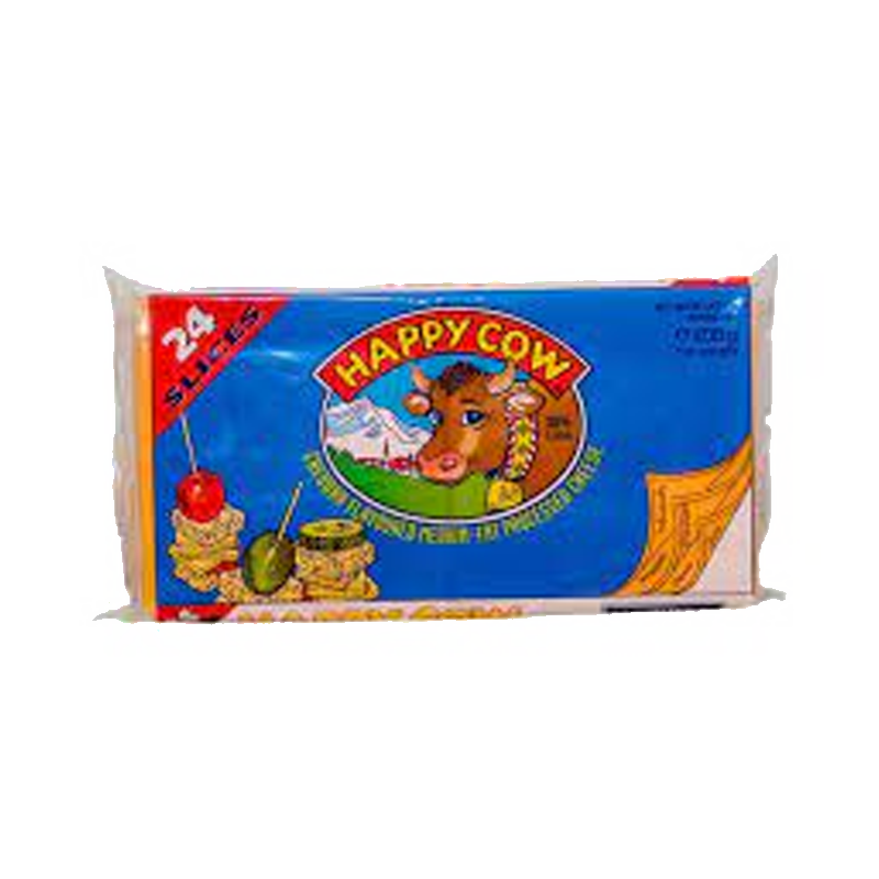 Happy Cow Slice Yellow Cheder 400g