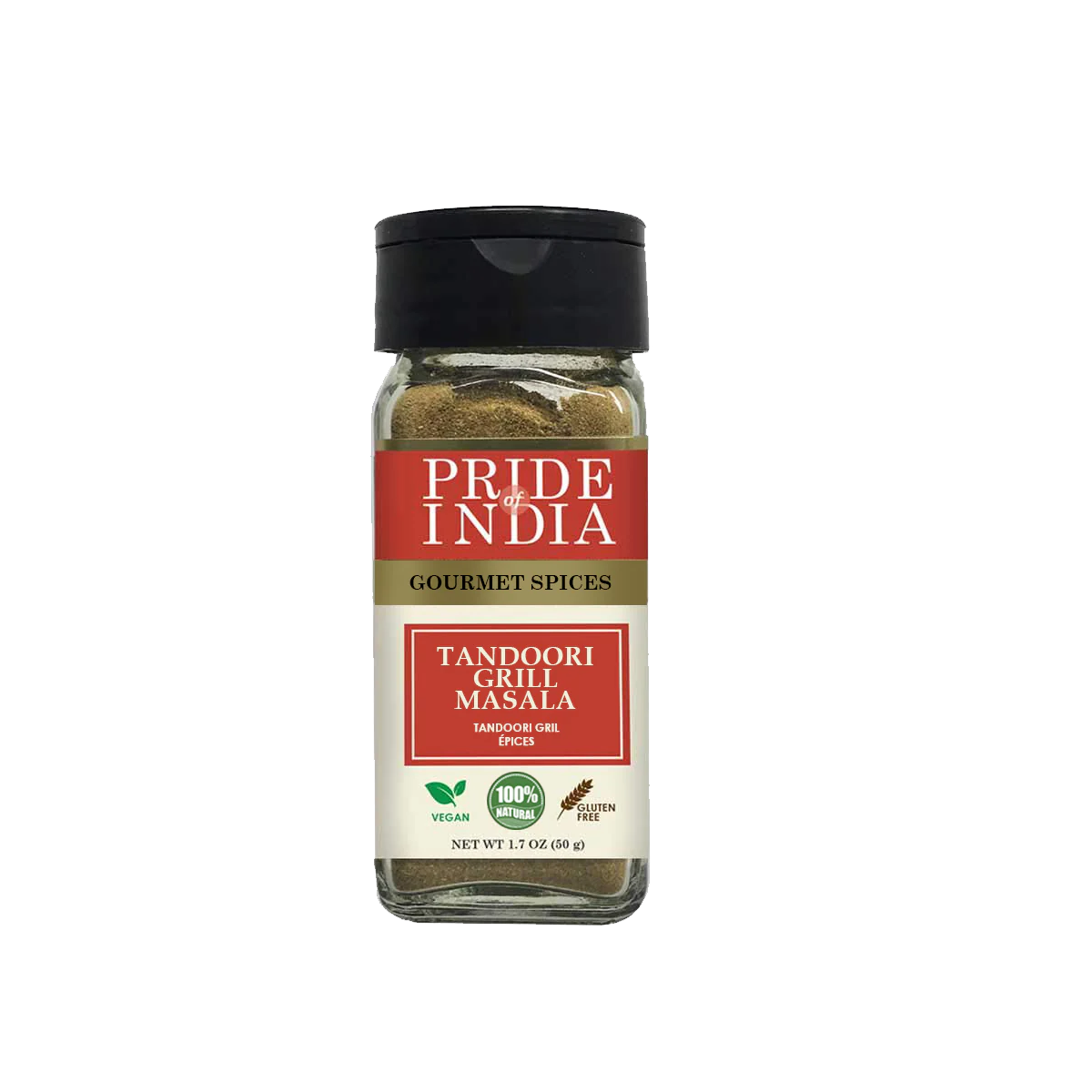 PRIDE OF INDIA Tandoori Grill Masala - Case of 6 -  7 oz