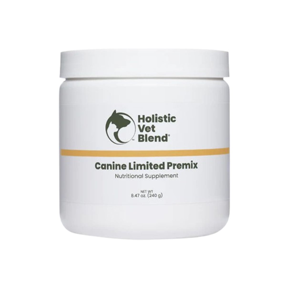 Holistic Vet Blend LLC, Holistic Vet Blend Canine Limited Ingredient Blend - Case of 12 - 8.47 OZ
