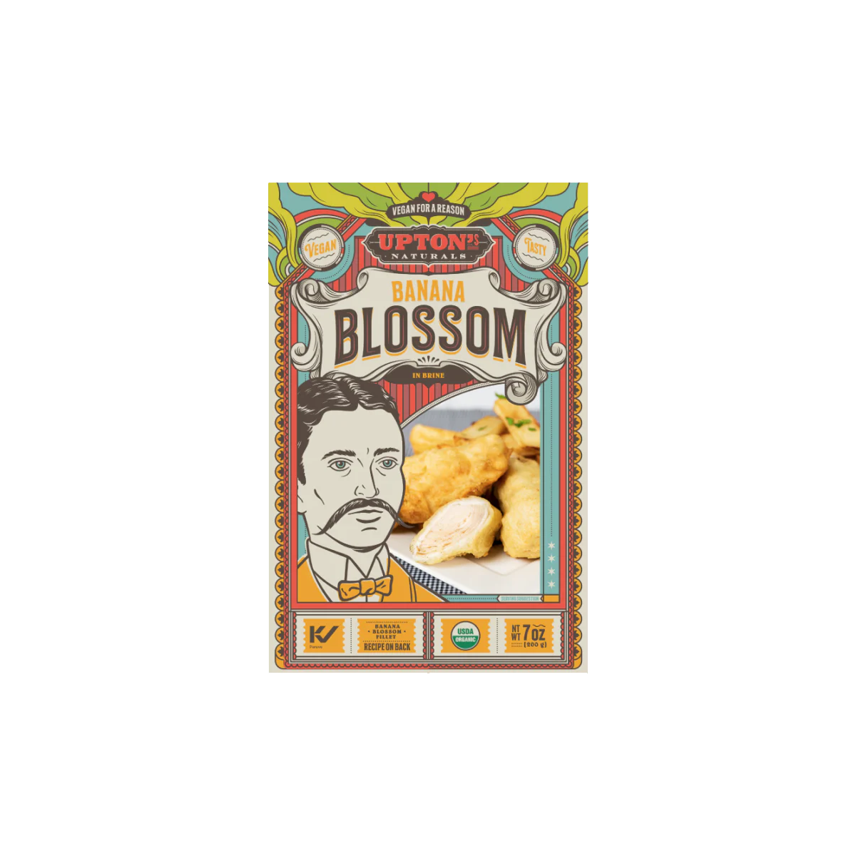 Upton`s Naturals, Organic Banana Blossom In Brine, Case Of 6, 7 oz