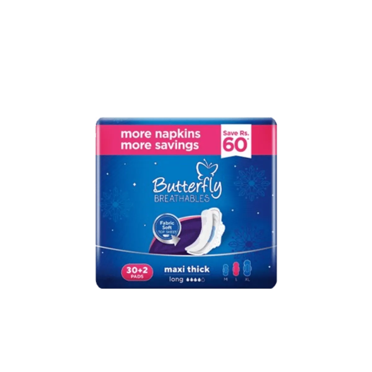Butterfly Breathables Maxi Thick Long Trio XL