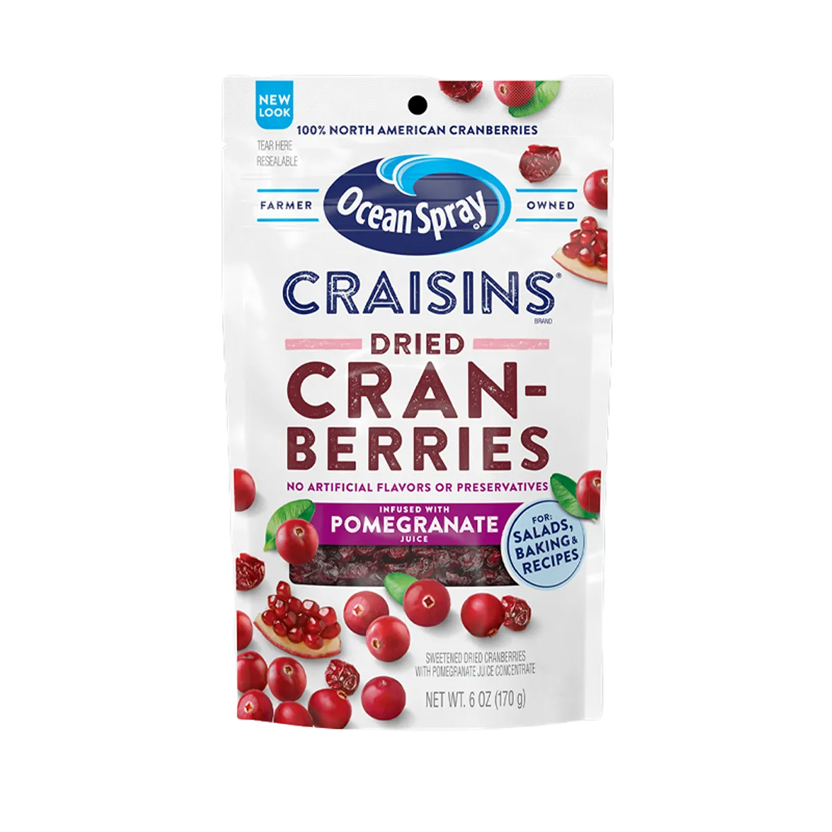 Ocean Spray Craisins Infused with Pomegranate 170G