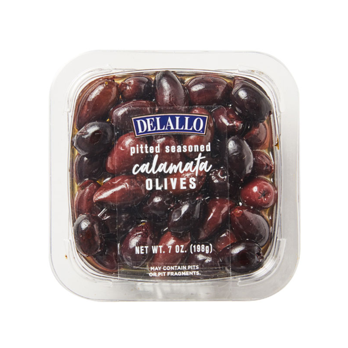 Delallo, Jumbo Seasoned Pitted Calamata Olives, Case Of 2, 5 lb