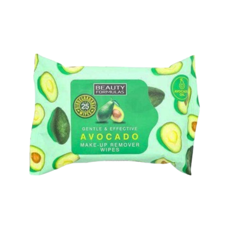 Beauty Formulas Gentle Avocado Makeup Remover Wipes