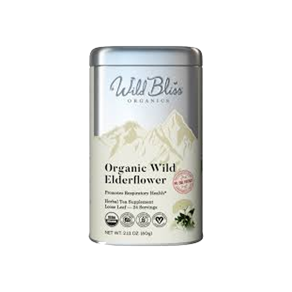 Wild Bliss + Organic Wild Elderflower Tea  + Case of 6 + 20 Tea Bags