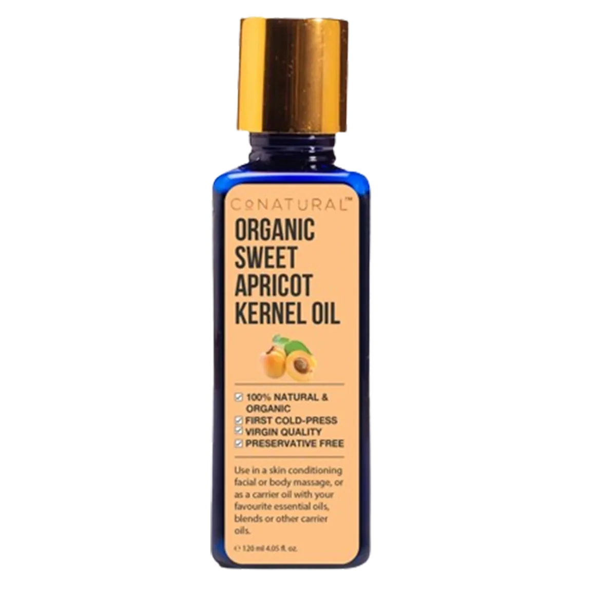Co Natural Organic Sweet Apricot Kernel Oil 120ml