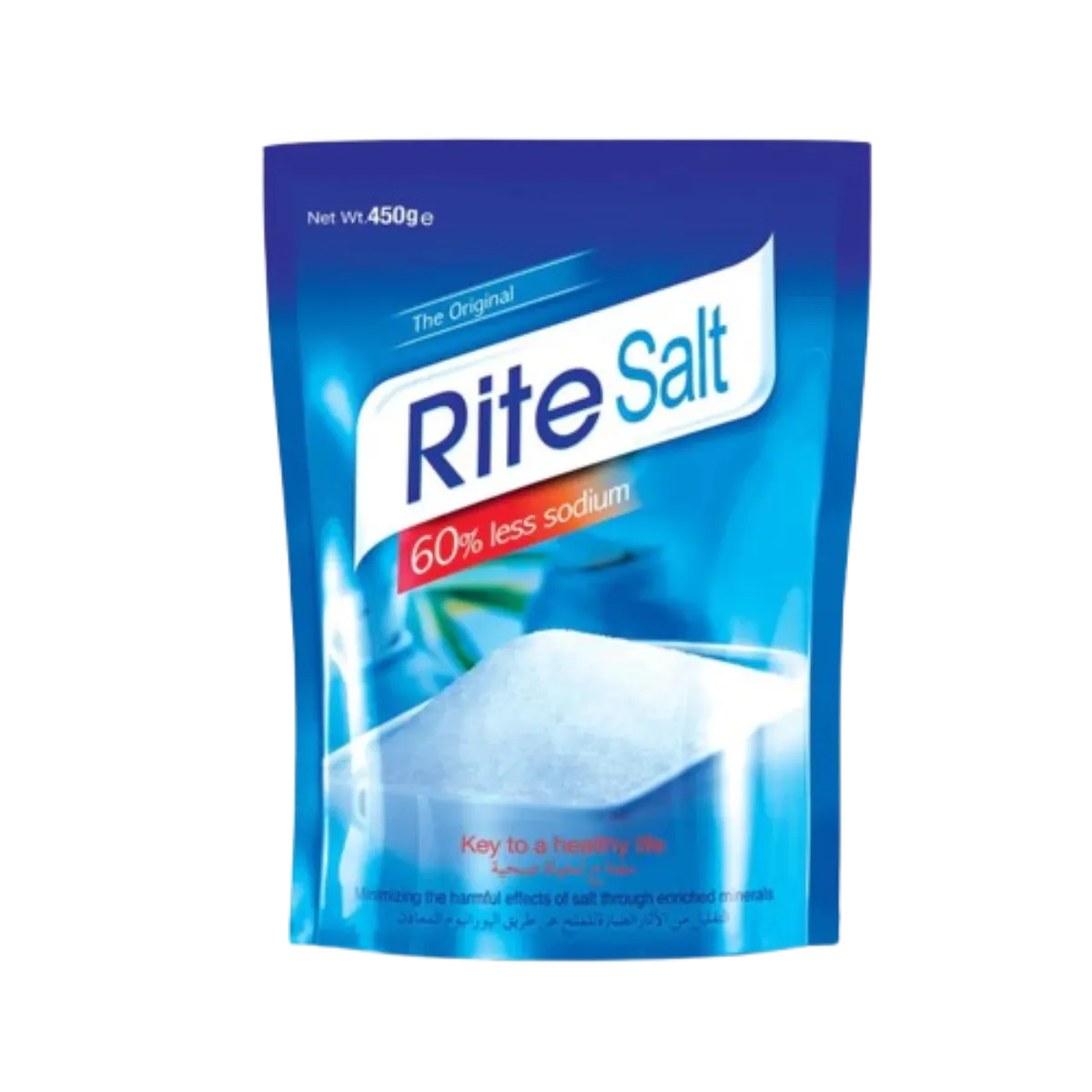 Rite Salt Low Sodium Lodized Refined 500ml