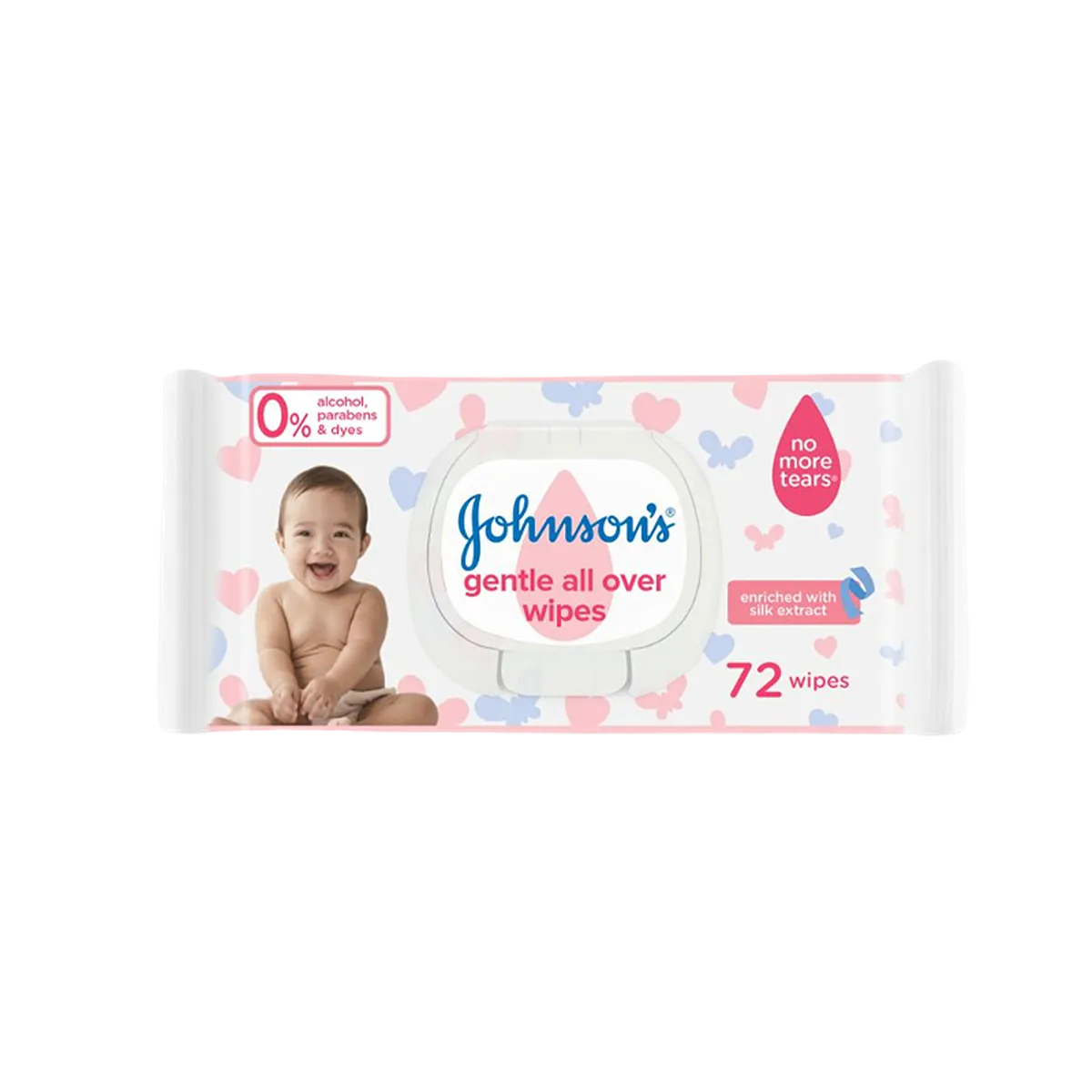 Johnsons Gentle All Over Wipes 72pcs