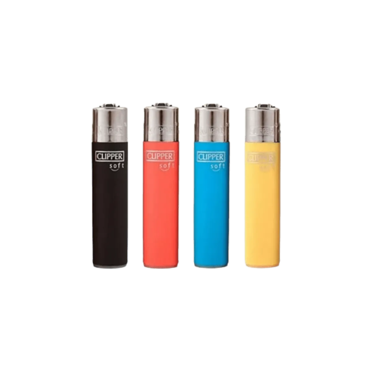 Clipper Lighter Round Button Mix Colour