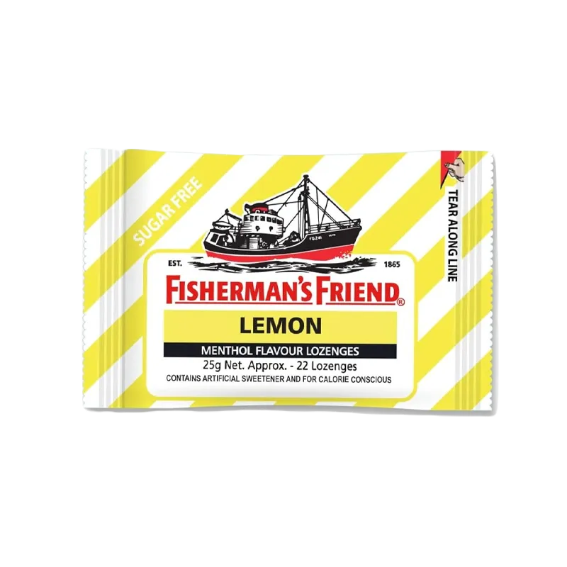 Fishermans Friend Sugar Free Lemon Menthol 25g