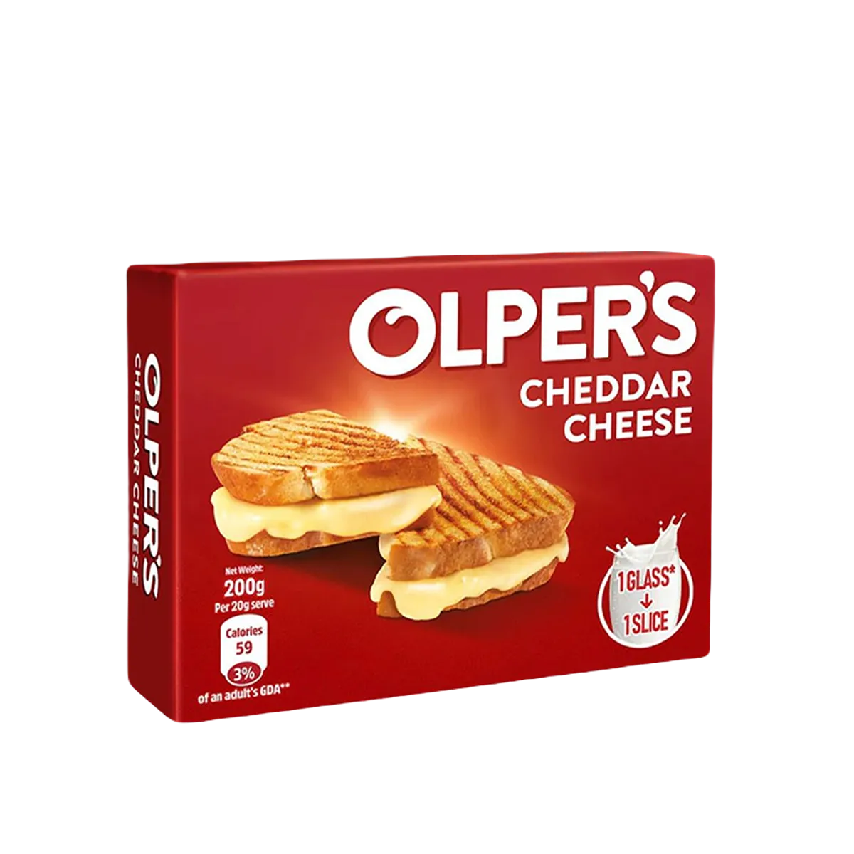Olper Cheddar Cheese 200g Block