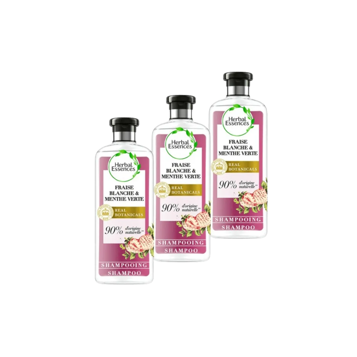 Herbal Essences Shampoo Fraise Blanche & Menthe Verte 250ml
