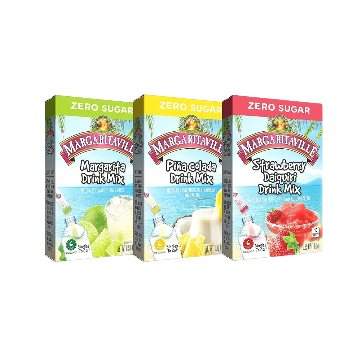 Margaritaville Singles to Go Drink Mix Ultimate Summer Variety Pack