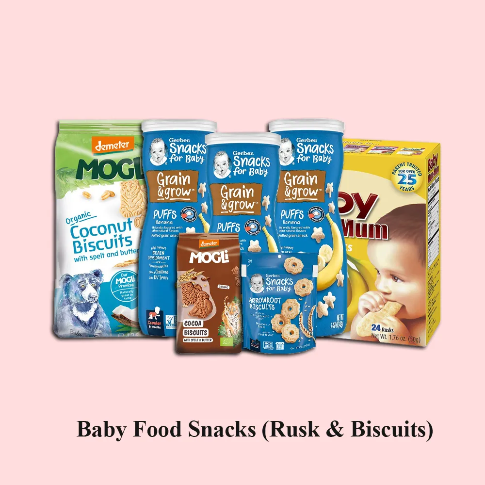 Baby Food Snacks (Rusk & Biscuits)