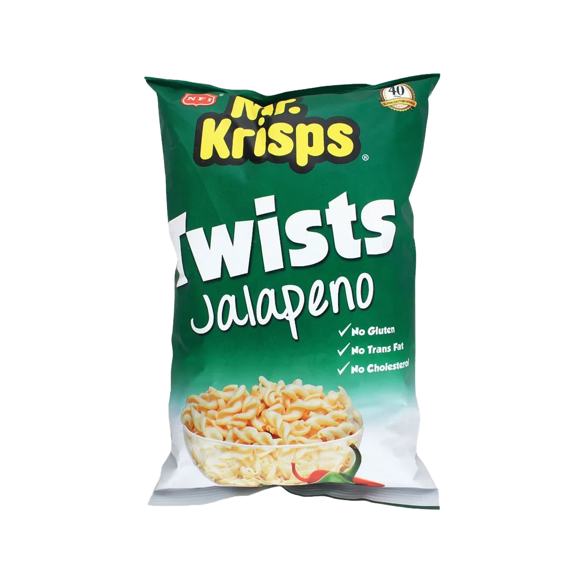 Mr.Krisps Chips Twists Jalapeno 80g