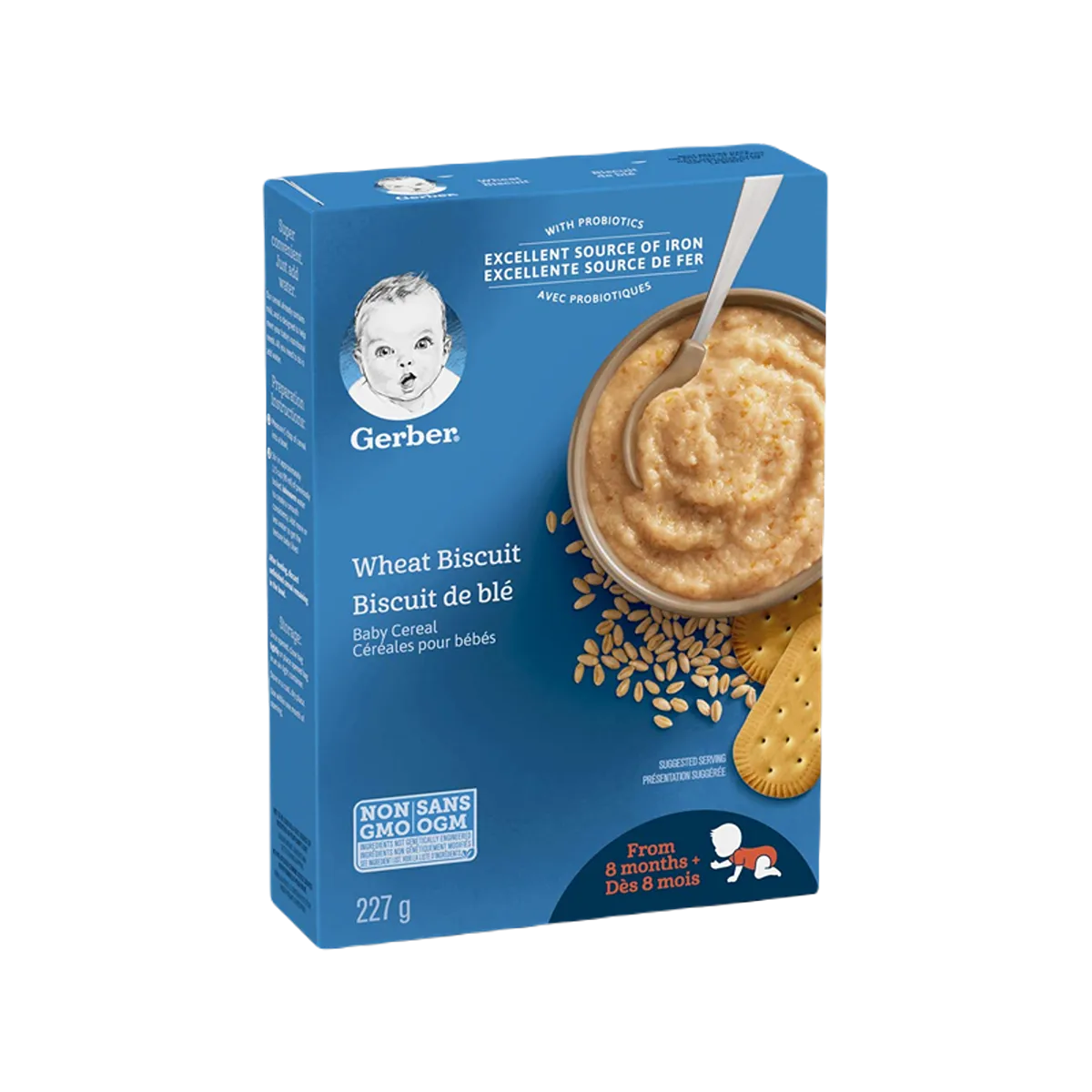 Gerber Cereal Wheat Biscuit 227g