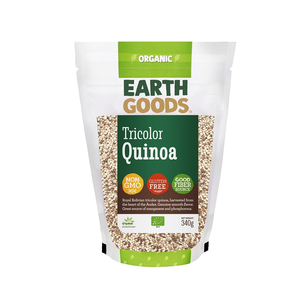 The Earths Tri Color Quinoa Whole Grain 250g