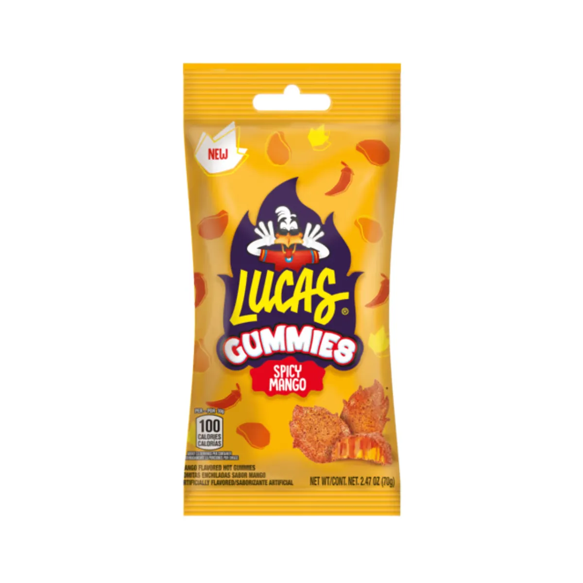 LUCAS SPICY GUMMIES MANGO 70 G
