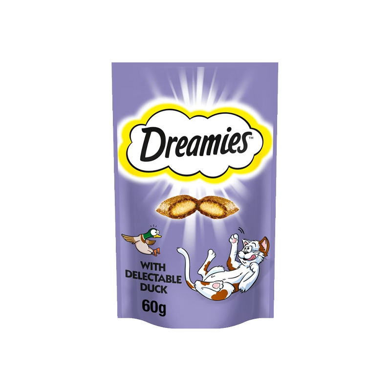 Dreamies Cat With Delectable Duck 60g