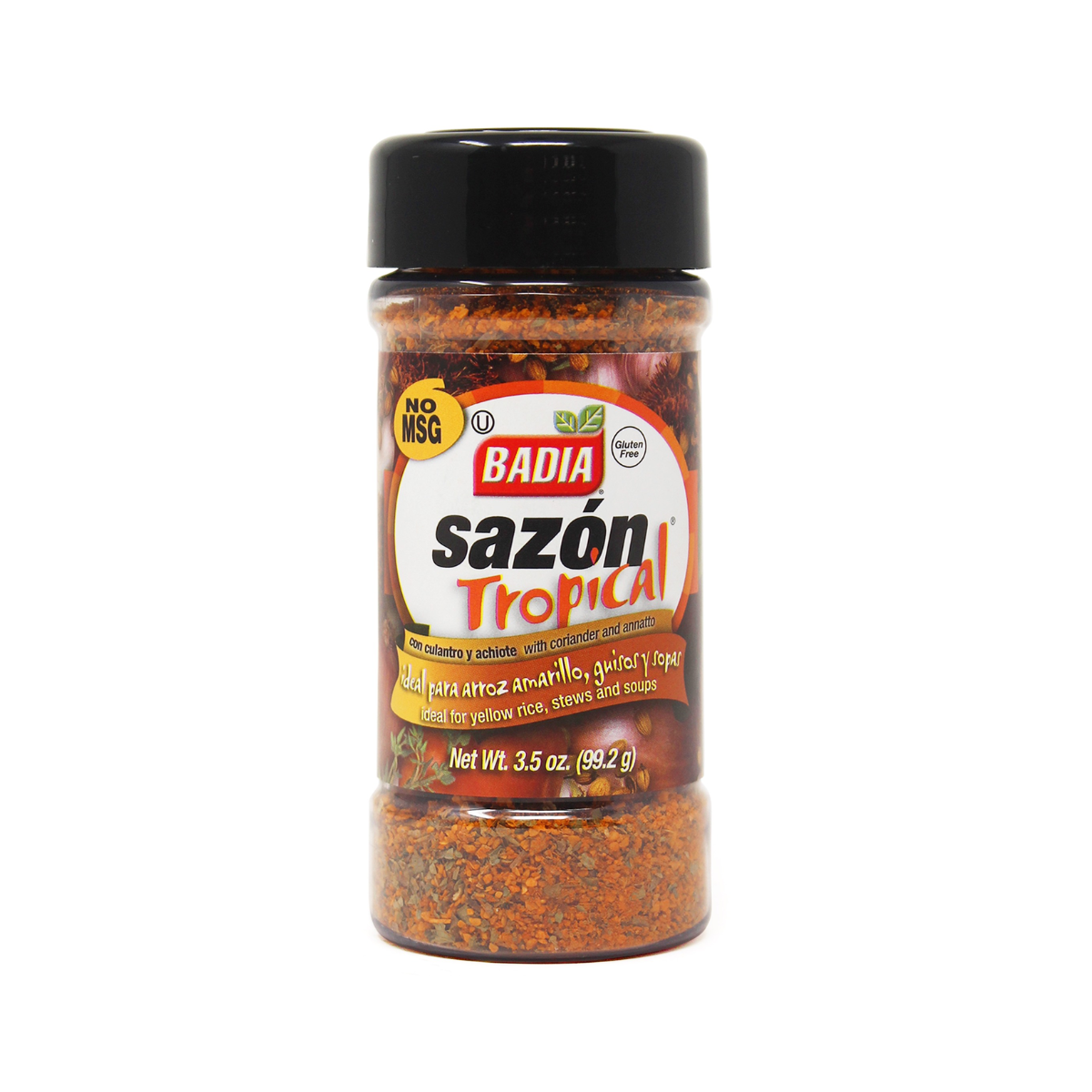 Badia, Sazon Tropical Seasoning Packet with Coriander & Annatto, Case Of 15, 3.52 oz