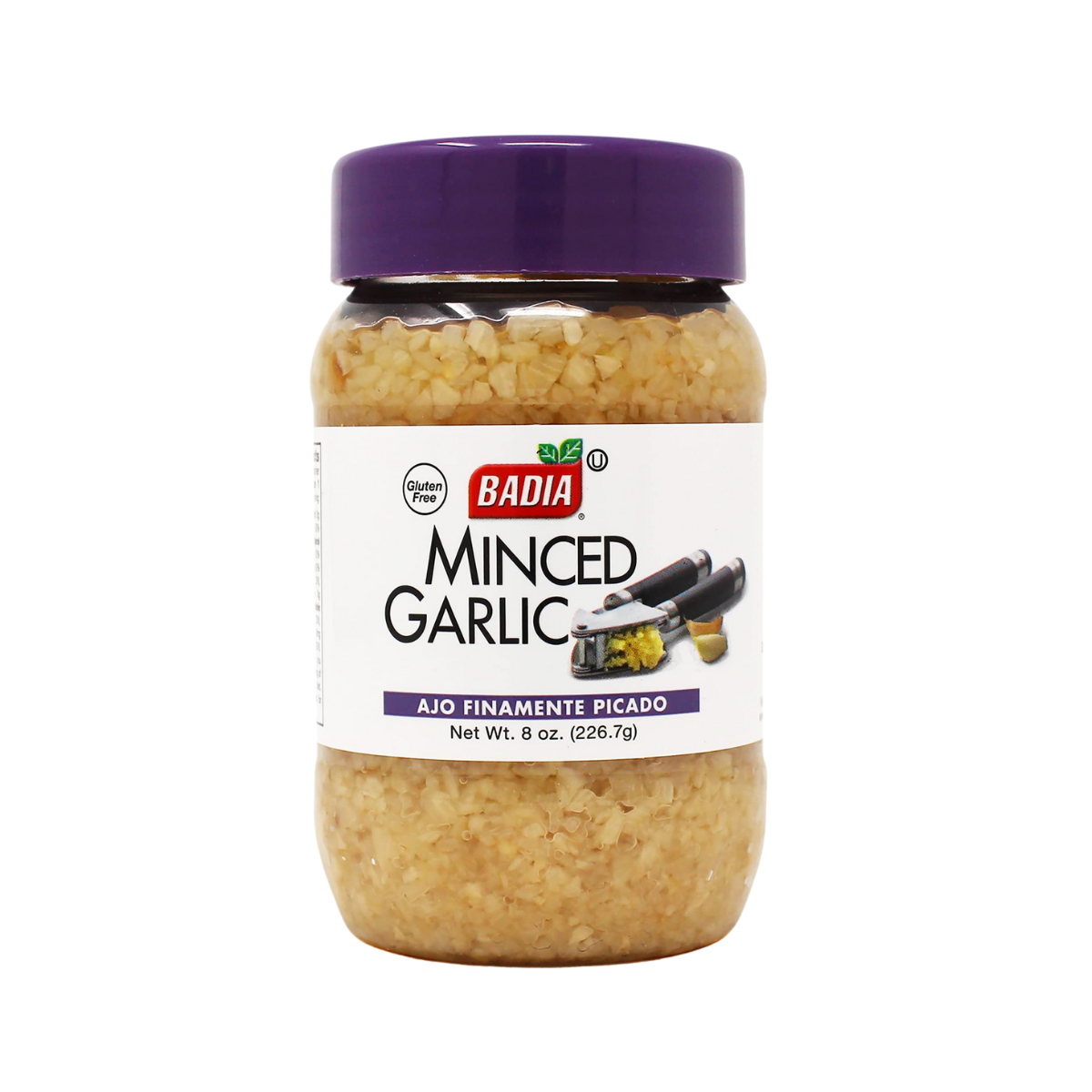 Badia Minced Garlic, Case Of 12, 8 oz