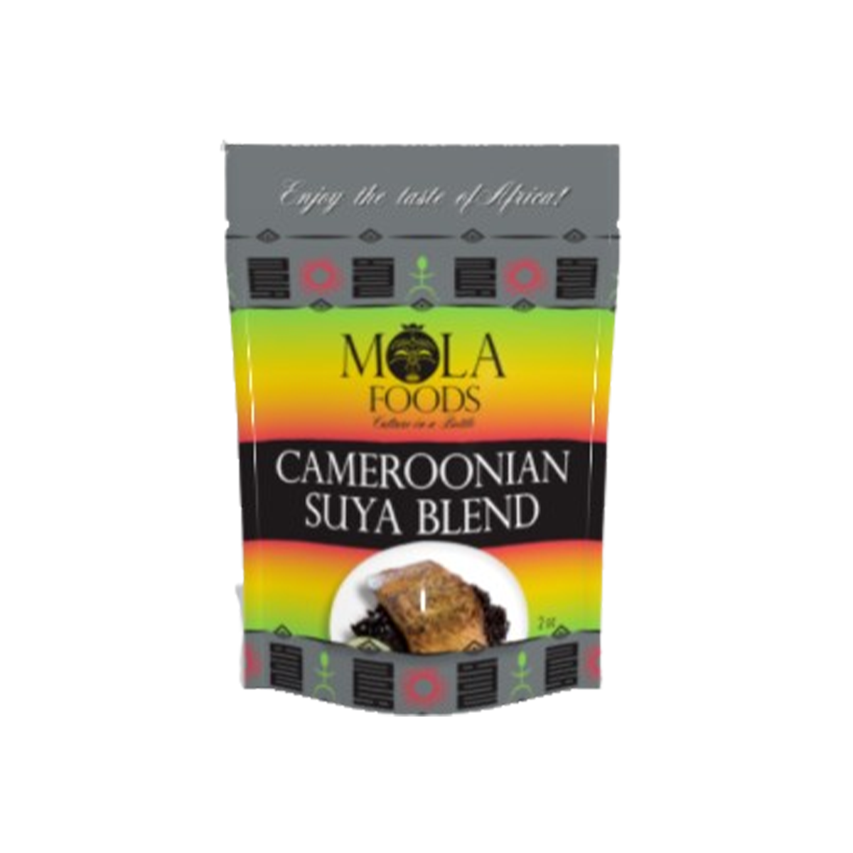 Mola Foods Cameroonian Suya Spice Blend - Case of 12 - 2 oz