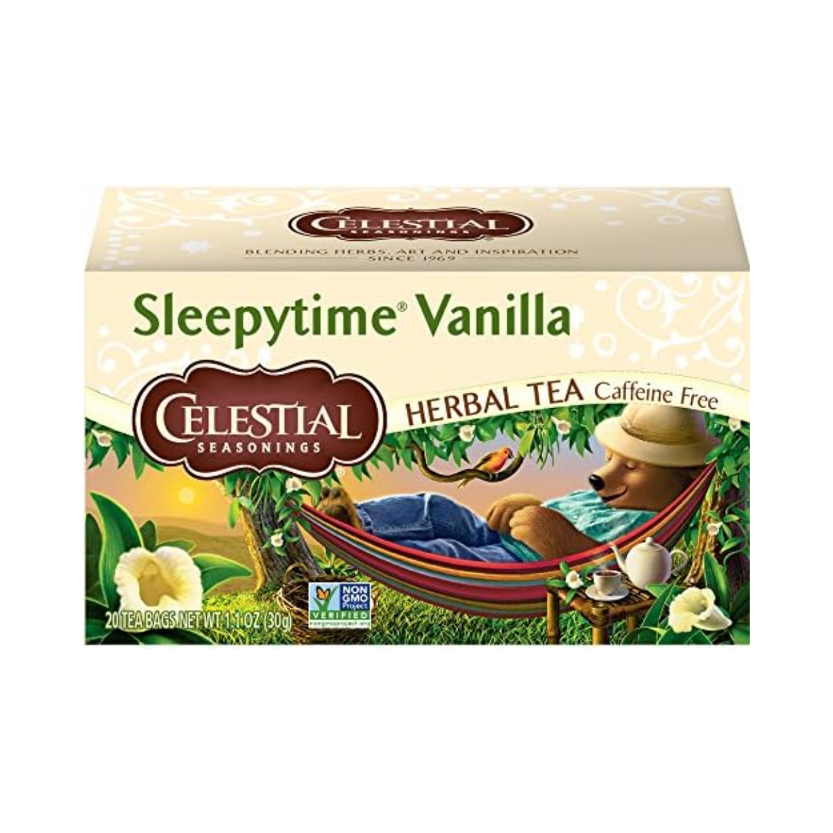 Celestial Seasonings, Sleepytime Herbal Tea Caffeine Free 20 Tea Bags, Case Of 6, 20 bag