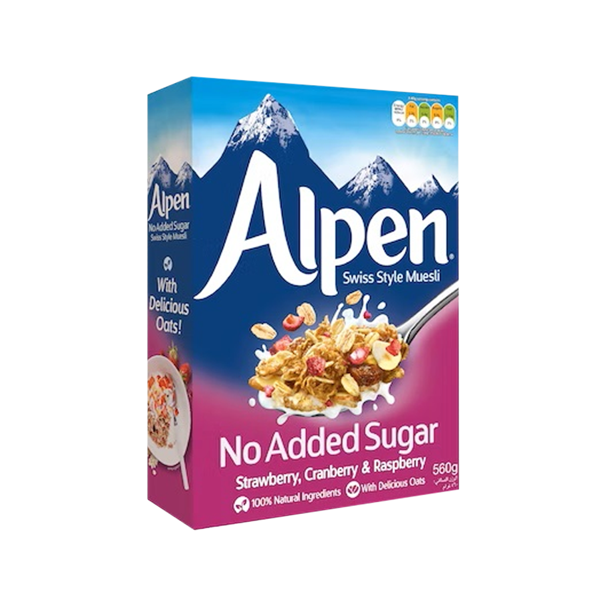 Alpen No Added Sugar Strawberry 560g