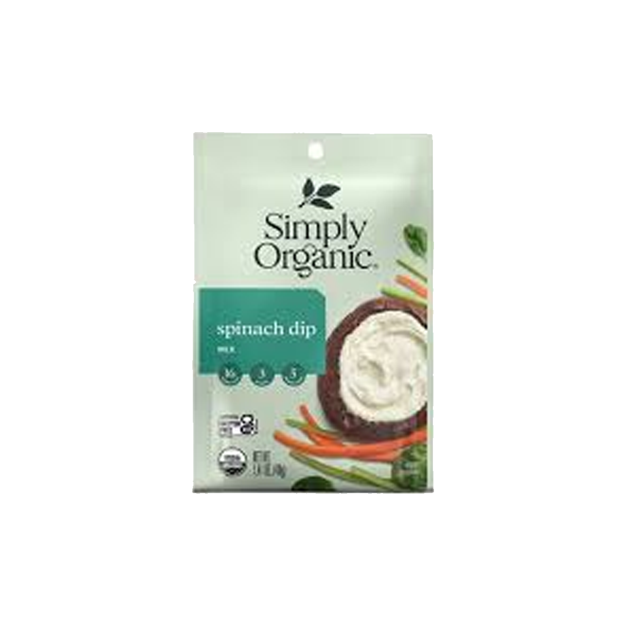 Simply Organic, Dip Mix Spinach, Case Of 12, 1.41 oz